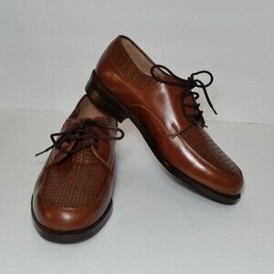 Stuart McGuire Mens Oxford Dress Shoes brown 6 EEE